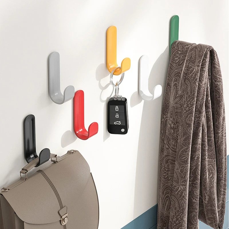 Robe Hook Adhesive - 6 ชิ้น Self กาวเดี่ยว Robe Hook