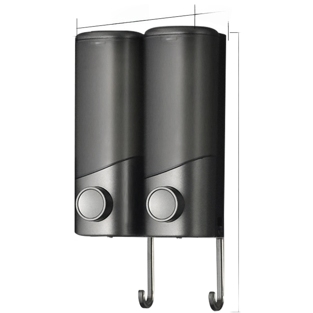 Home Bathroom Wall Soap Dispenser - เครื่องจ่ายสบู่ติดผนังสำหรับใช้ในห้องน้ำและห้องครัว พร้อมระบบกดแบบไม่ต้องสัมผัส เหมาะสำหรับใช้ในบ้านหรือโรงแรม