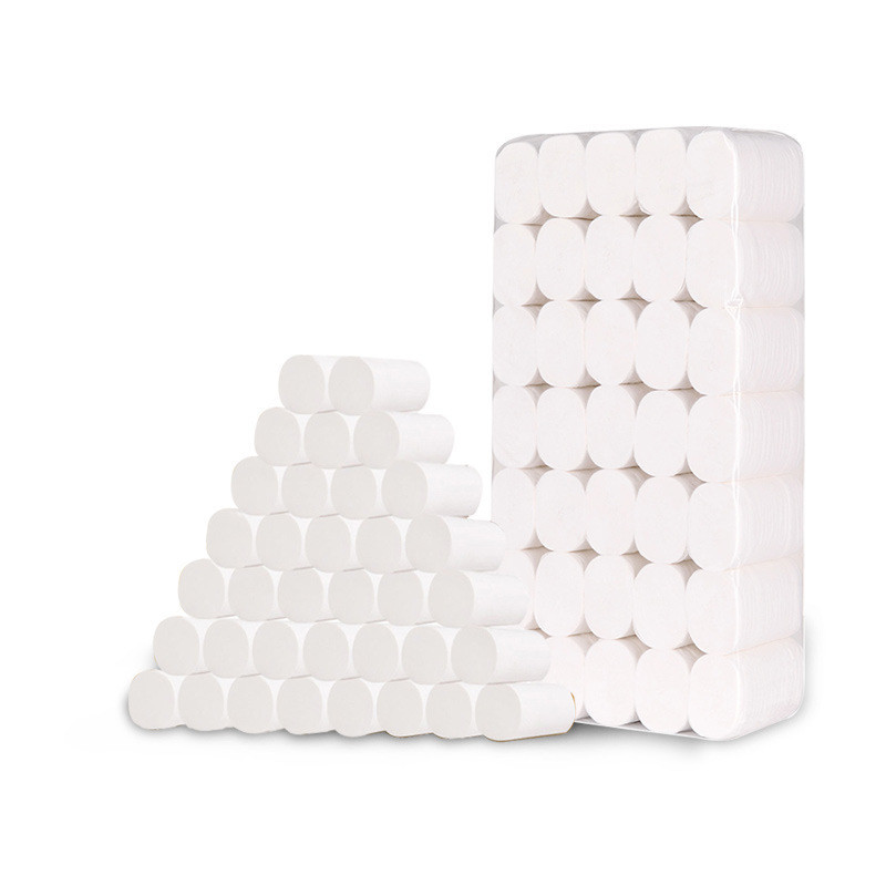 Home Bathroom Paper Towels - 2 Rolls/Lot 5 ชั้นกระดาษทิชชูบ้านห้องน้ำม้วนกระดาษSoft Skin-Friendlyผ้าขนหนูกระดาษ