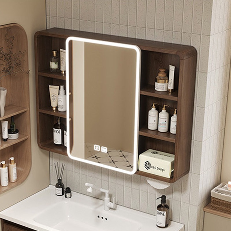 Home Design Bathroom - ตู้ห้องน้ำแบบมีกระจก ชั้นวางของ ประหยัดพื้นที่ มุมห้อง ดีไซน์ทันสมัย ตู้เก็บของสไตล์จีน