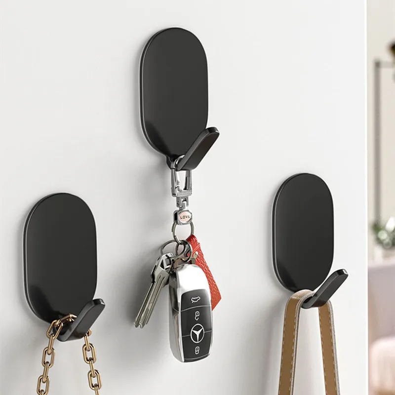 Robe Hook Adhesive - ตะขอแขวนผนังแบบติดเอง 5/10/20/40 ชิ้น สำหรับแขวนกุญแจ ผ้าเช็ดตัว เสื้อคลุม
