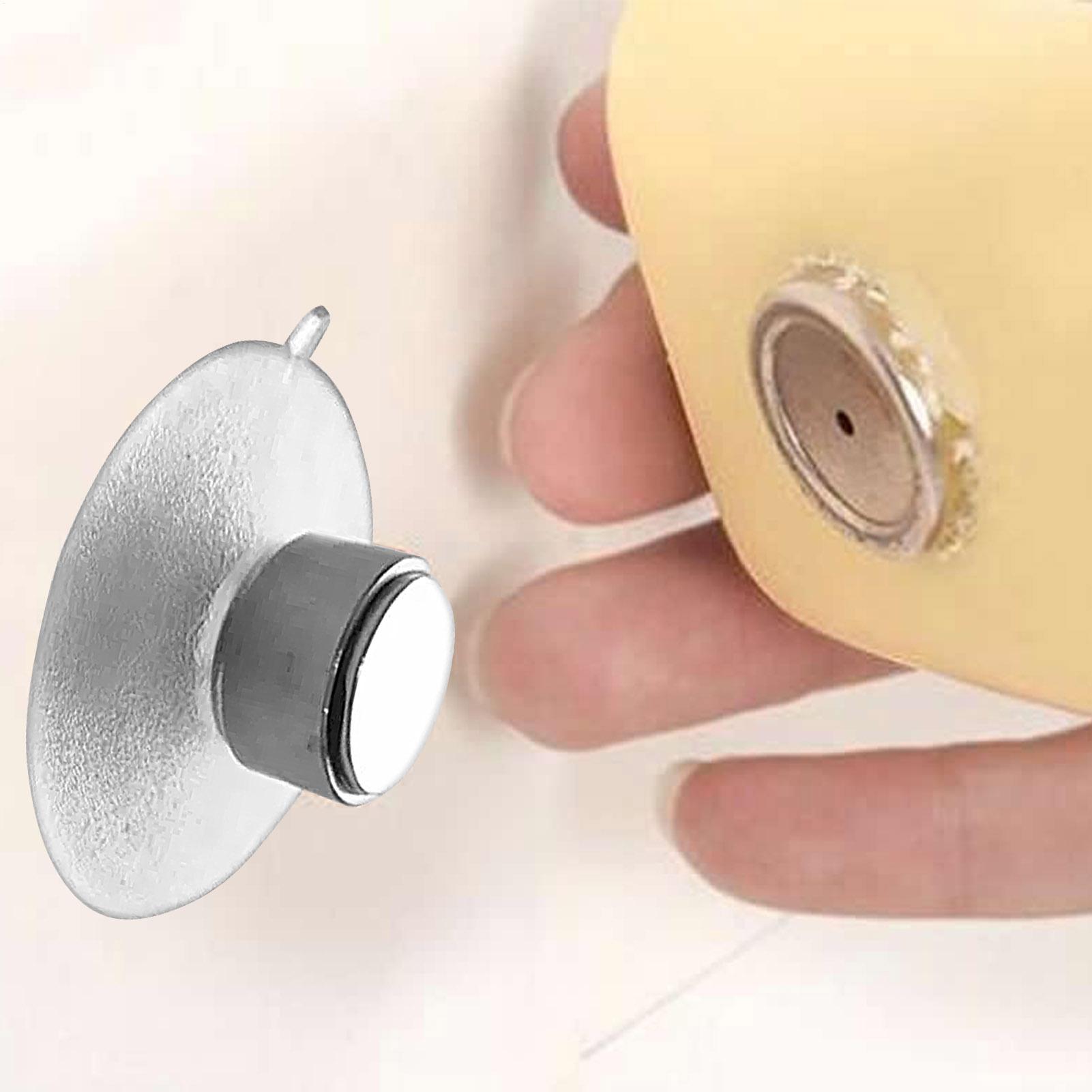 Home Bathroom Wall Soap Dispenser - ที่วางสบู่แบบแม่เหล็ก อุปกรณ์จัดระเบียบห้องน้ำ ที่เก็บของในบ้าน ที่วางสบู่แบบติดผนังด้วยถ้วยดูด สำหรับห้องอาบน้ำและอ่างอาบน้ำ
