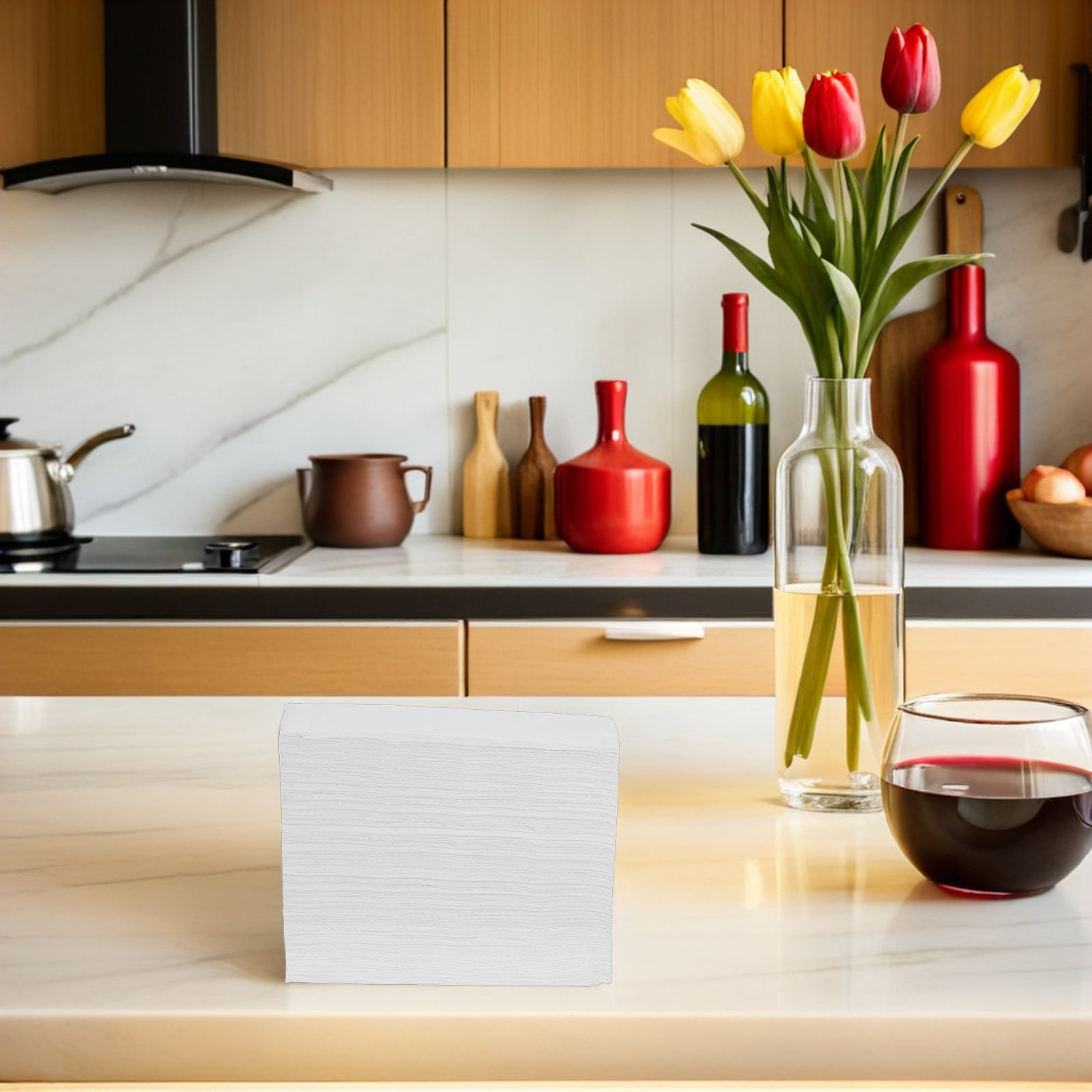 Home Bathroom Paper Towels - กระดาษทิชชู่ม้วนเนื้อเยื่อธรรมชาติหนา 400 แผ่น ปลอดภัยต่อผิว นุ่ม แข็งแรง