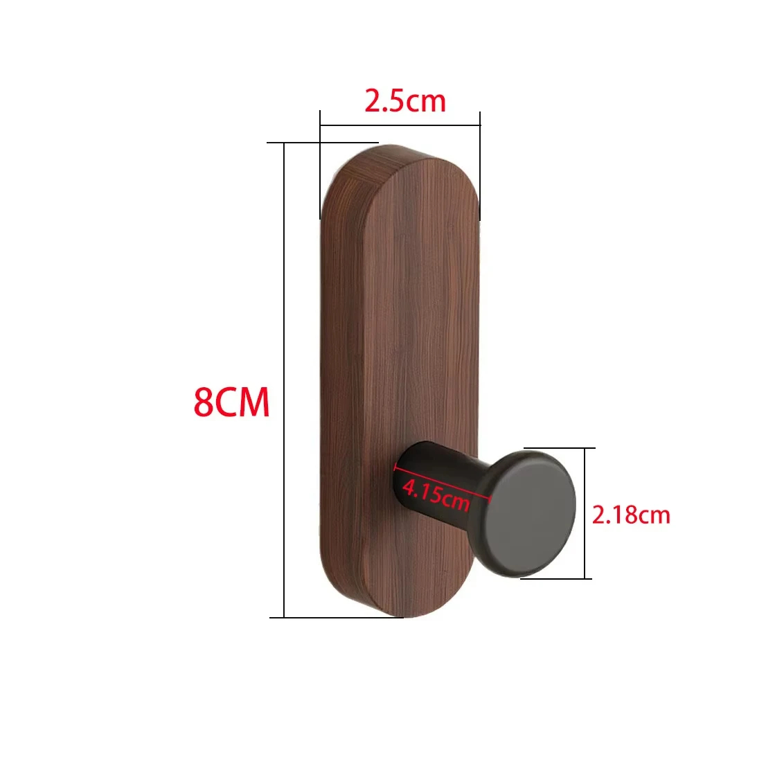 ตะขอแขวนผนังไม้วอลนัทแบบติดผนั - Robe Hook Adhesive บทวิจารณ์และราคา