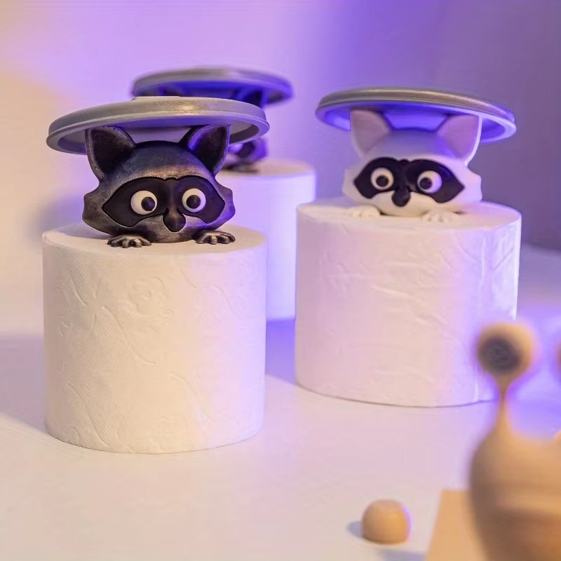 การ์ตูนสร้างสรรค์ Raccoon ผู้ถ - Home Bathroom Decor Ideas บทวิจารณ์และราคา