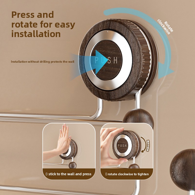 ชั้นวางของติดผนังแบบไม่ต้องเจา - Home Bathroom Paper Towels บทวิจารณ์และราคา