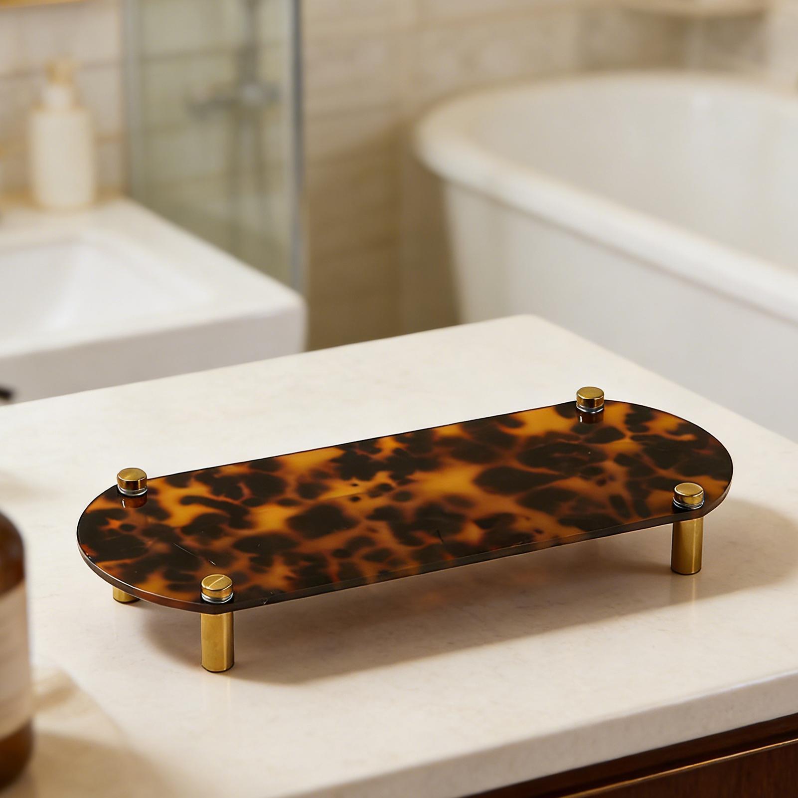 ถาดวางของในห้องน้ำ ลายกระดองเต - Home Bathroom Decor บทวิจารณ์และราคา