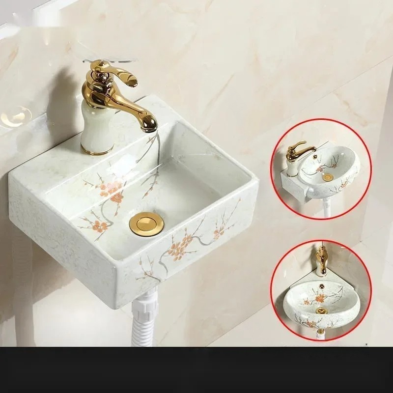 อ่างล้างหน้าเซรามิกทรงสามเหลี่ - Home Design Bathroom บทวิจารณ์และราคา