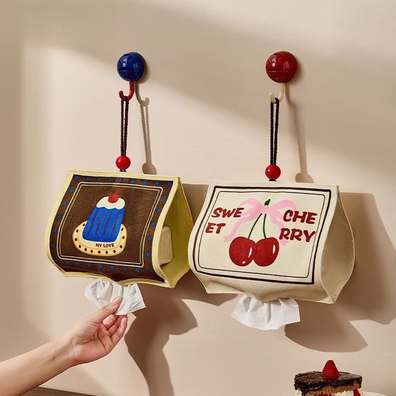 ถุงใส่กระดาษทิชชูแบบแขวนน่ารัก - Home Bathroom Paper Towels บทวิจารณ์และราคา