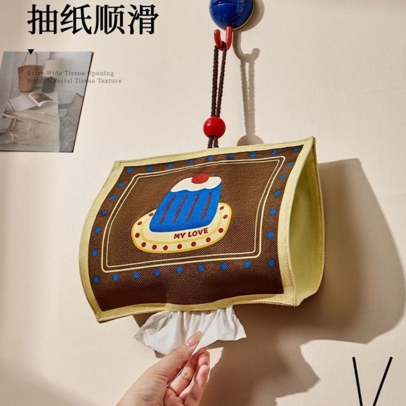 ถุงใส่กระดาษทิชชูแบบแขวนน่ารัก - Home Bathroom Paper Towels บทวิจารณ์และราคา