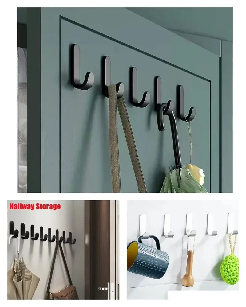 6 ชิ้น Self กาวเดี่ยว Robe Hoo - Robe Hook Adhesive บทวิจารณ์และราคา
