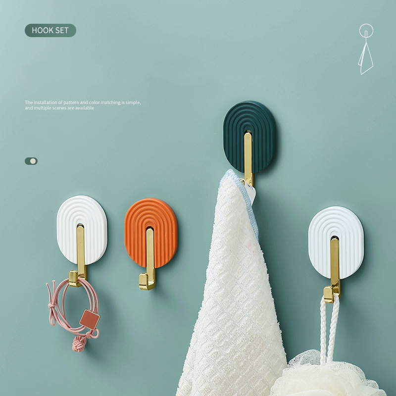 2PCS พลาสติก Self-Adhesive Hoo - Robe Hook Adhesive บทวิจารณ์และราคา
