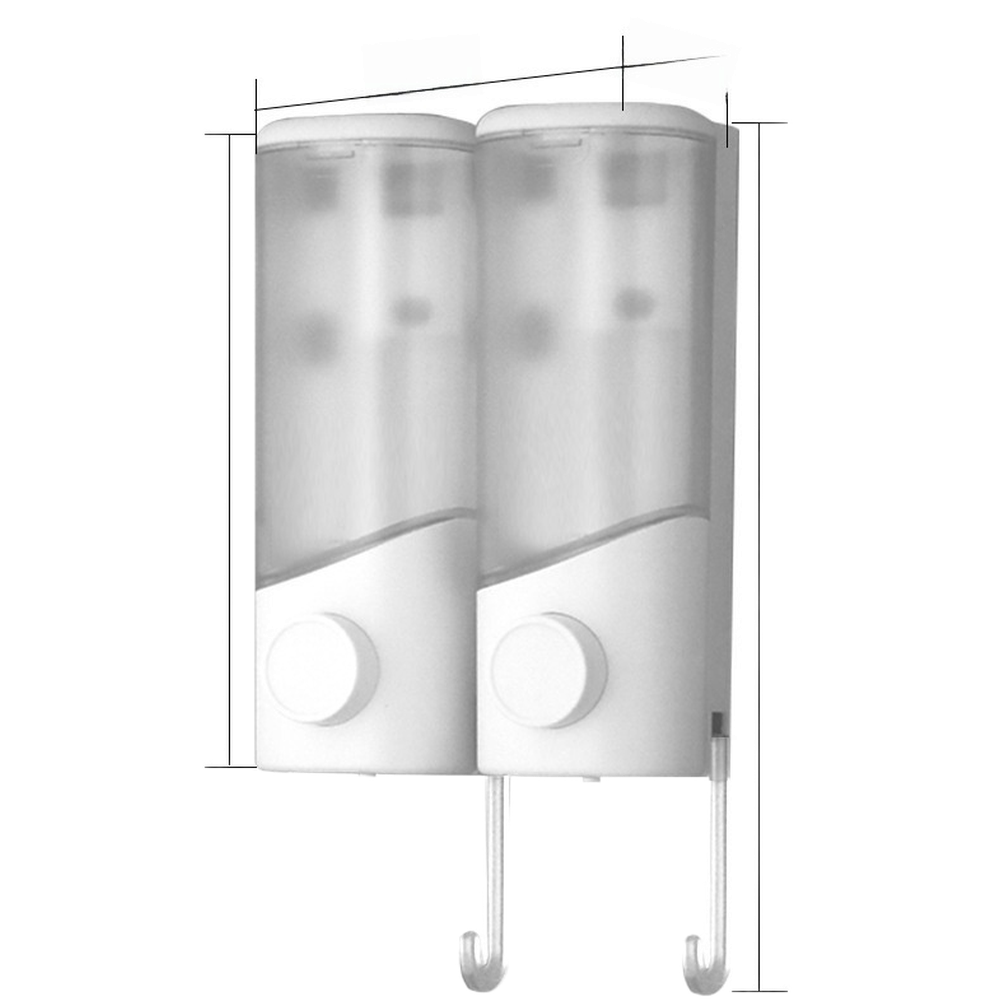 เครื่องจ่ายสบู่ติดผนังสำหรับใช - Home Bathroom Wall Soap Dispenser บทวิจารณ์และราคา