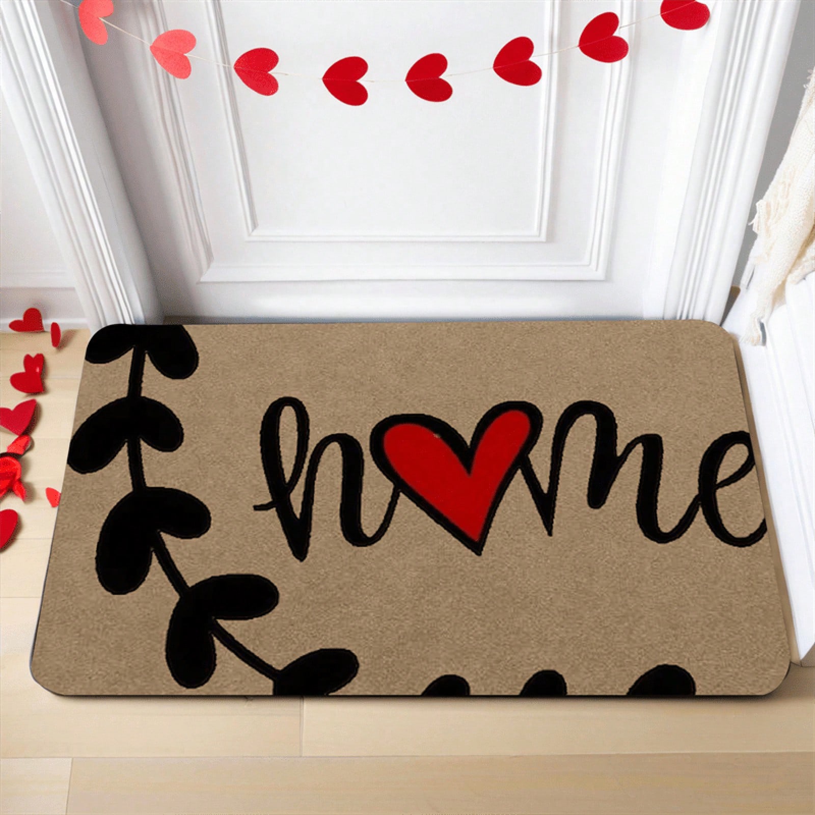 พรมเช็ดเท้ารูปหัวใจสำหรับวันวา - Home Bathroom Decor Ideas บทวิจารณ์และราคา