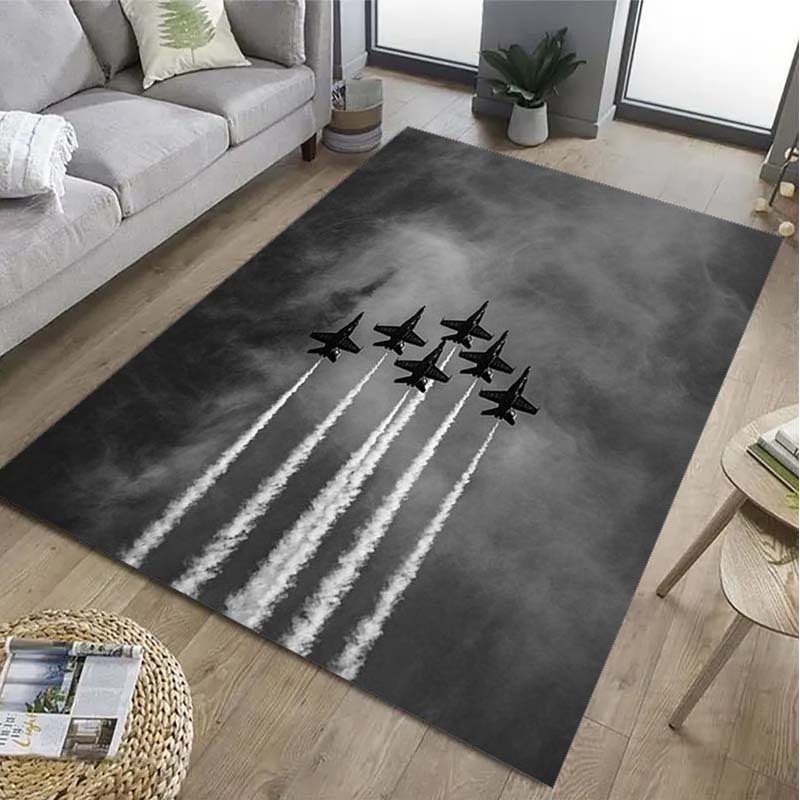 พรมปูพื้นกำมะหยี่ลายใบไม้ธีมเจ - Jet Home Bathroom Mats บทวิจารณ์และราคา