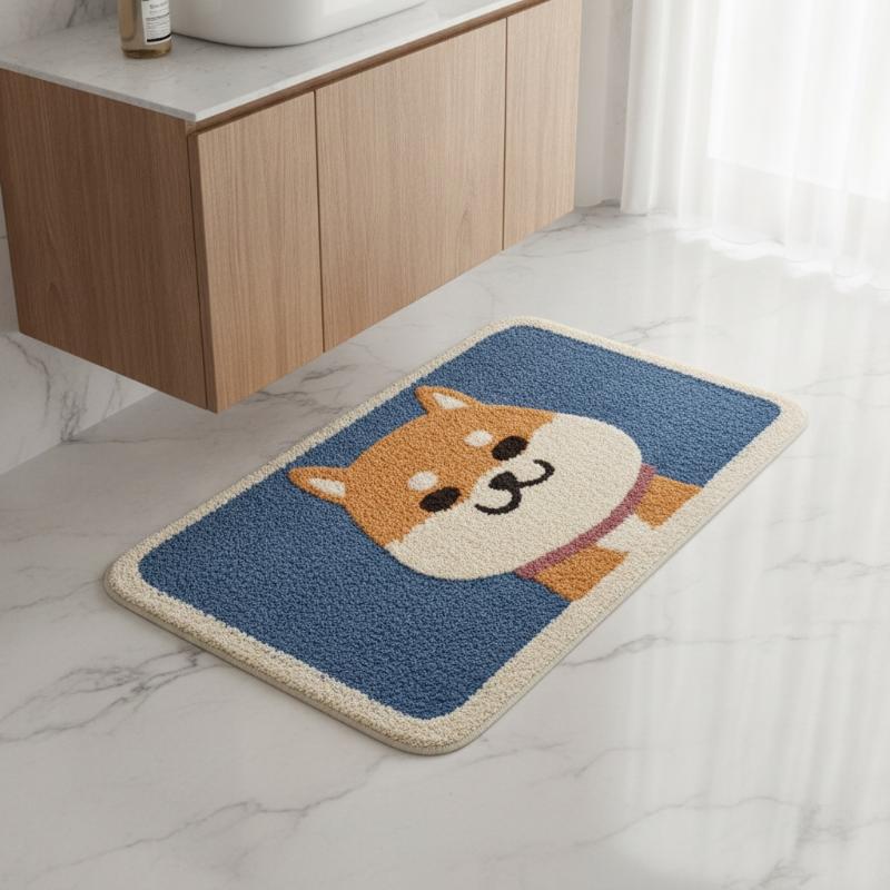 พรมเช็ดเท้าลายแมวน่ารัก นุ่ม ซ - Jet Home Bathroom Mats บทวิจารณ์และราคา