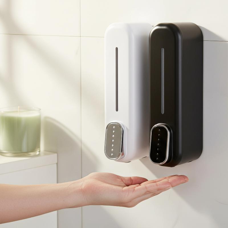 ปั๊มจ่ายสบู่เหลวแบบกดมือติดผนั - Home Bathroom Wall Soap Dispenser บทวิจารณ์และราคา