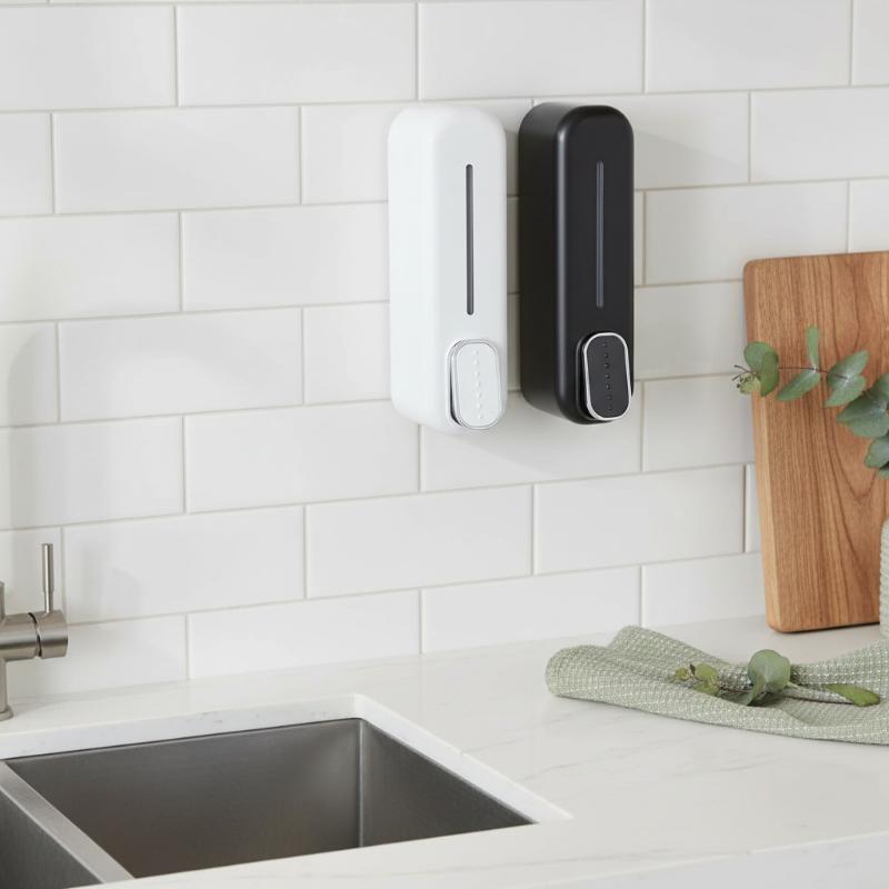 ปั๊มจ่ายสบู่เหลวแบบกดมือติดผนั - Home Bathroom Wall Soap Dispenser บทวิจารณ์และราคา