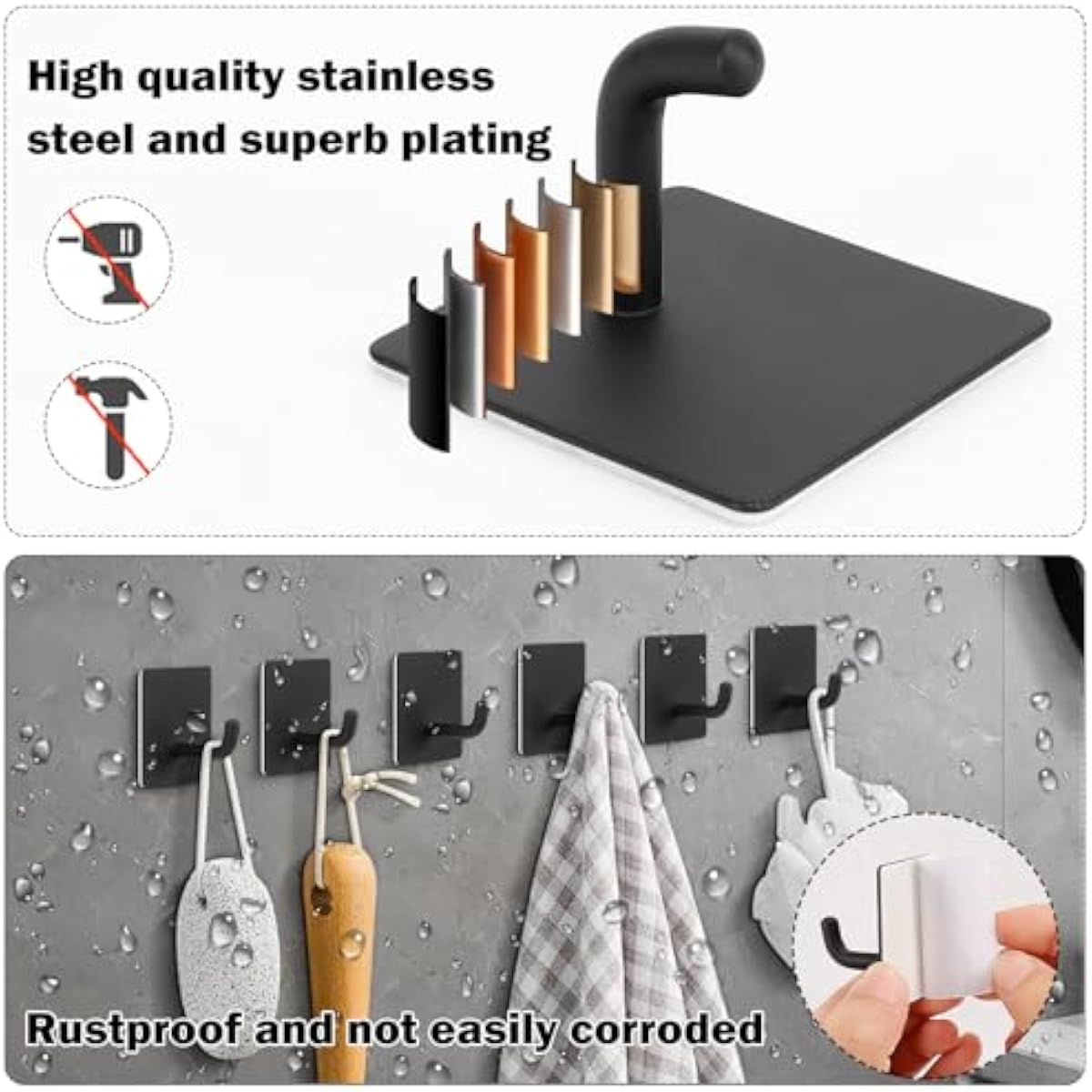 ตะขอแขวนผ้าขนหนูแบบมีกาวในตัว  - Robe Hook Adhesive บทวิจารณ์และราคา