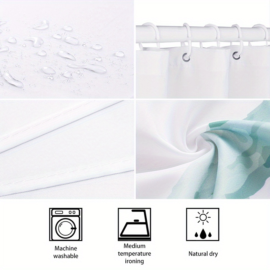 ม่านอาบน้ำลายสวนมะนาวเมดิเตอร์ - Home Bathroom Decor Ideas บทวิจารณ์และราคา