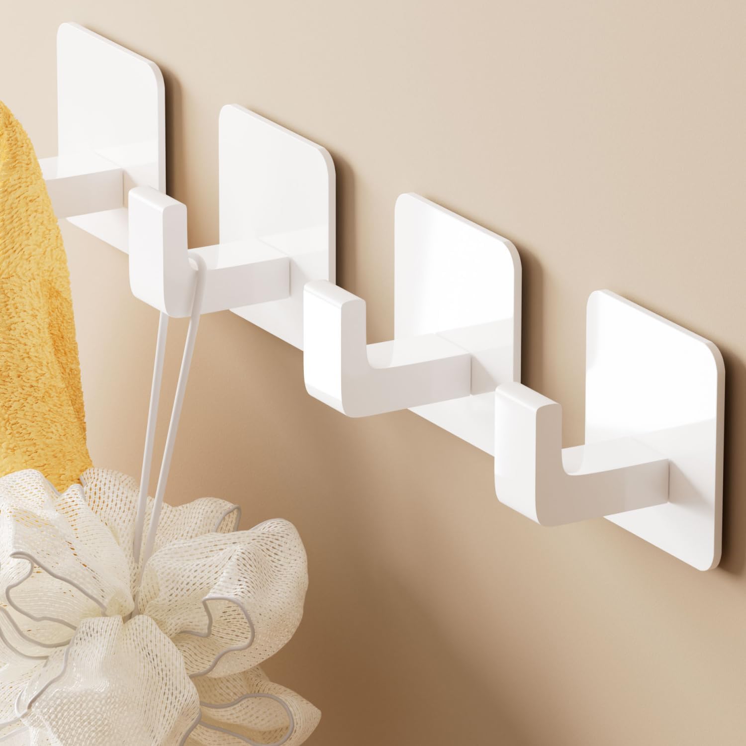 ตะขอแขวนผ้าขนหนูแบบติดผนัง 1 ช - Robe Hook Adhesive บทวิจารณ์และราคา