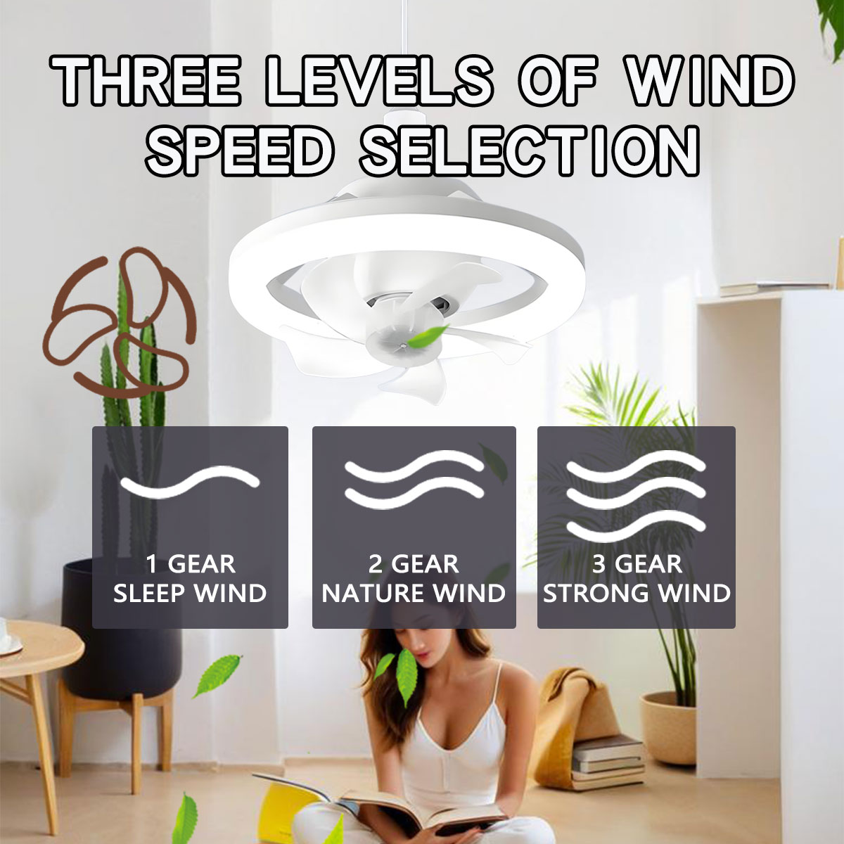 360 ° หมุน E27 เพดานพัดลมหลอดไ - Home Bathroom Ventilation บทวิจารณ์และราคา