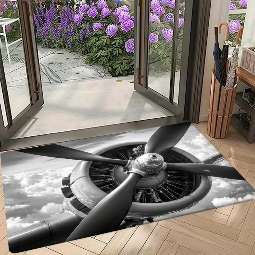 พรมปูพื้นลายเครื่องยนต์เจ็ตที่ - Jet Home Bathroom Mats บทวิจารณ์และราคา