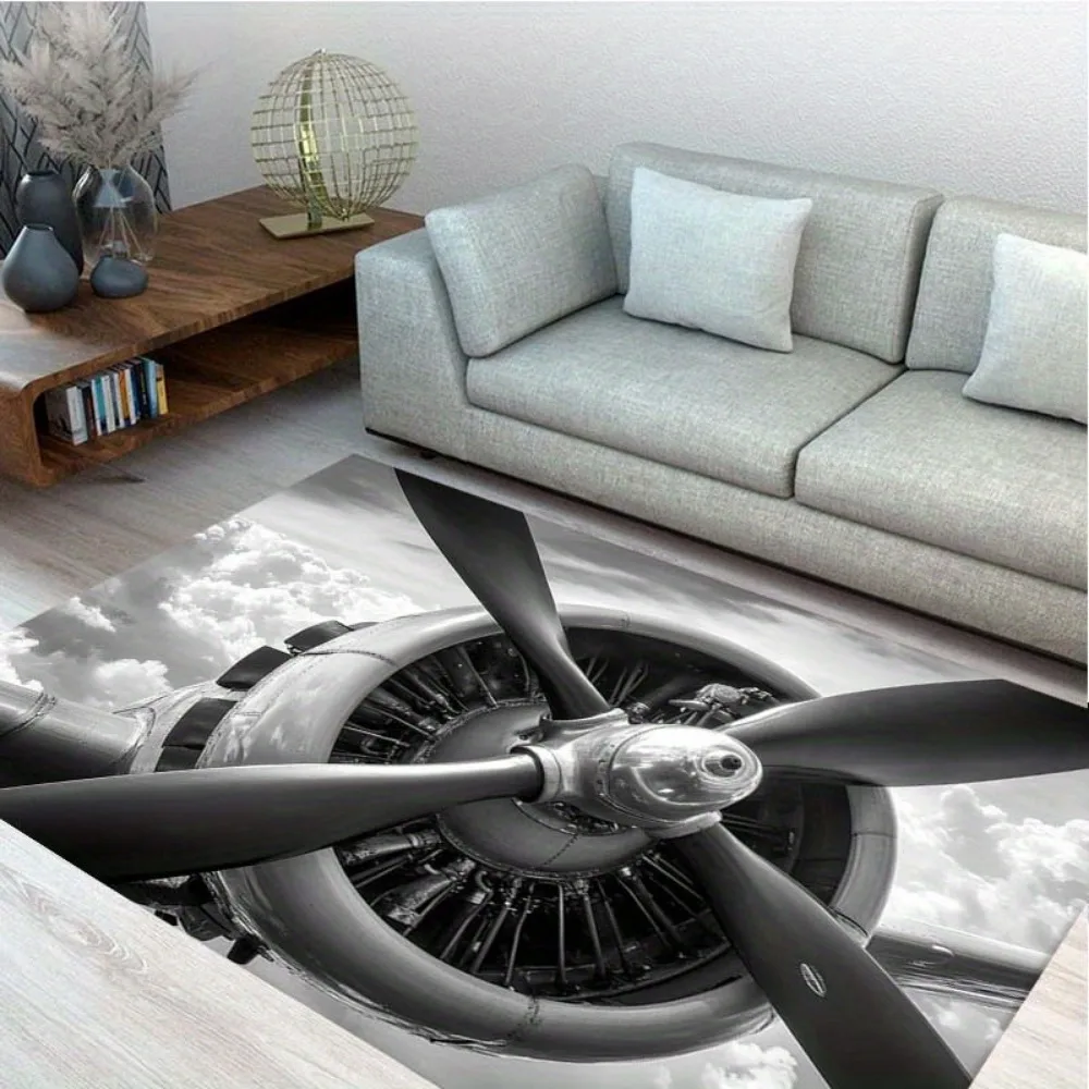พรมปูพื้นลายเครื่องยนต์เจ็ตที่ - Jet Home Bathroom Mats บทวิจารณ์และราคา