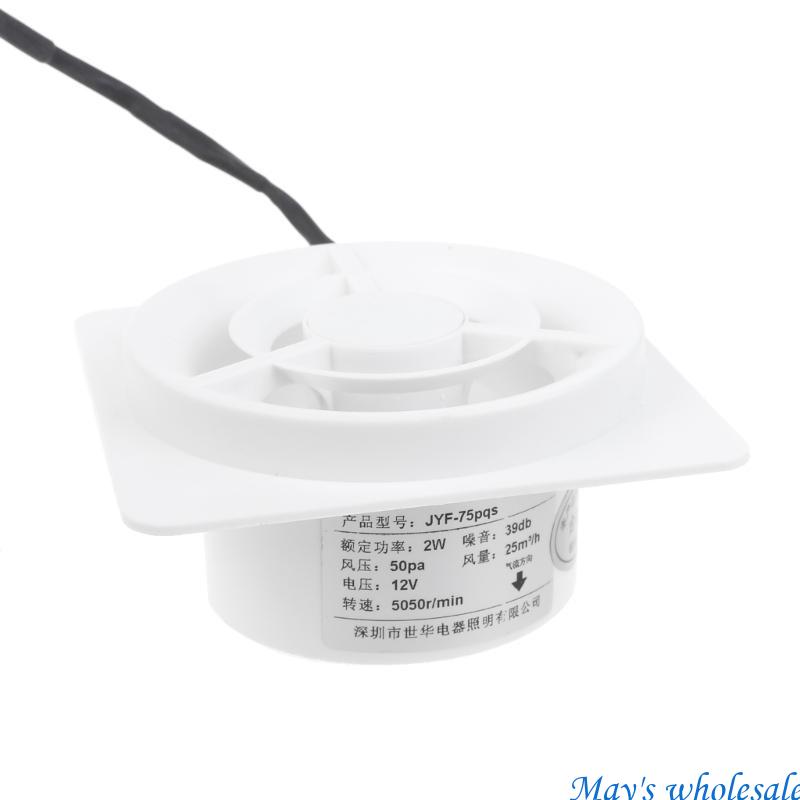60 มม.ไอเสียพัดลมบ้านท่ออินไลน - Home Bathroom Ventilation บทวิจารณ์และราคา