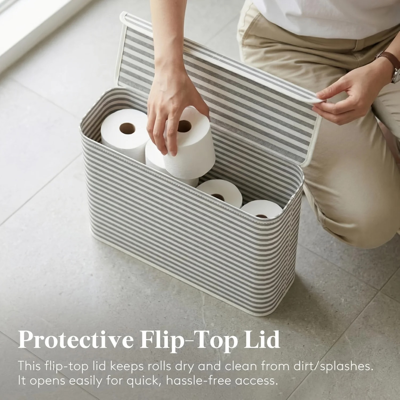 ตะกร้าเก็บของในห้องน้ำ ที่ใส่ก - Home Bathroom Paper Towels บทวิจารณ์และราคา