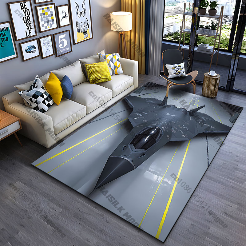 พรมลายเครื่องบินรบขับเคลื่อนด้ - Jet Home Bathroom Mats บทวิจารณ์และราคา