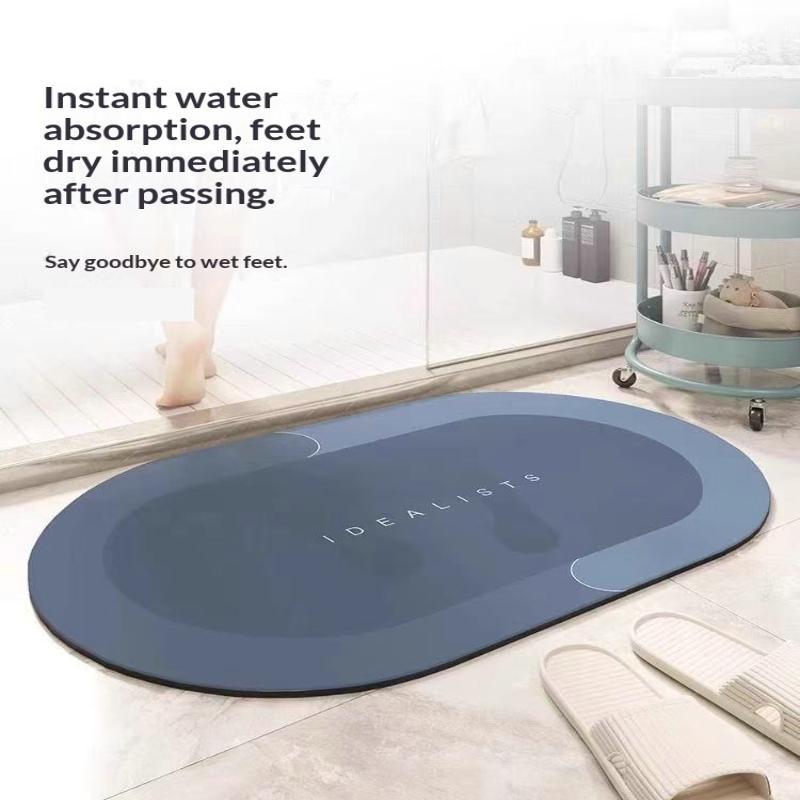 พรมเช็ดเท้าซึมซับน้ำได้ดี พร้อ - Jet Home Bathroom Mats บทวิจารณ์และราคา