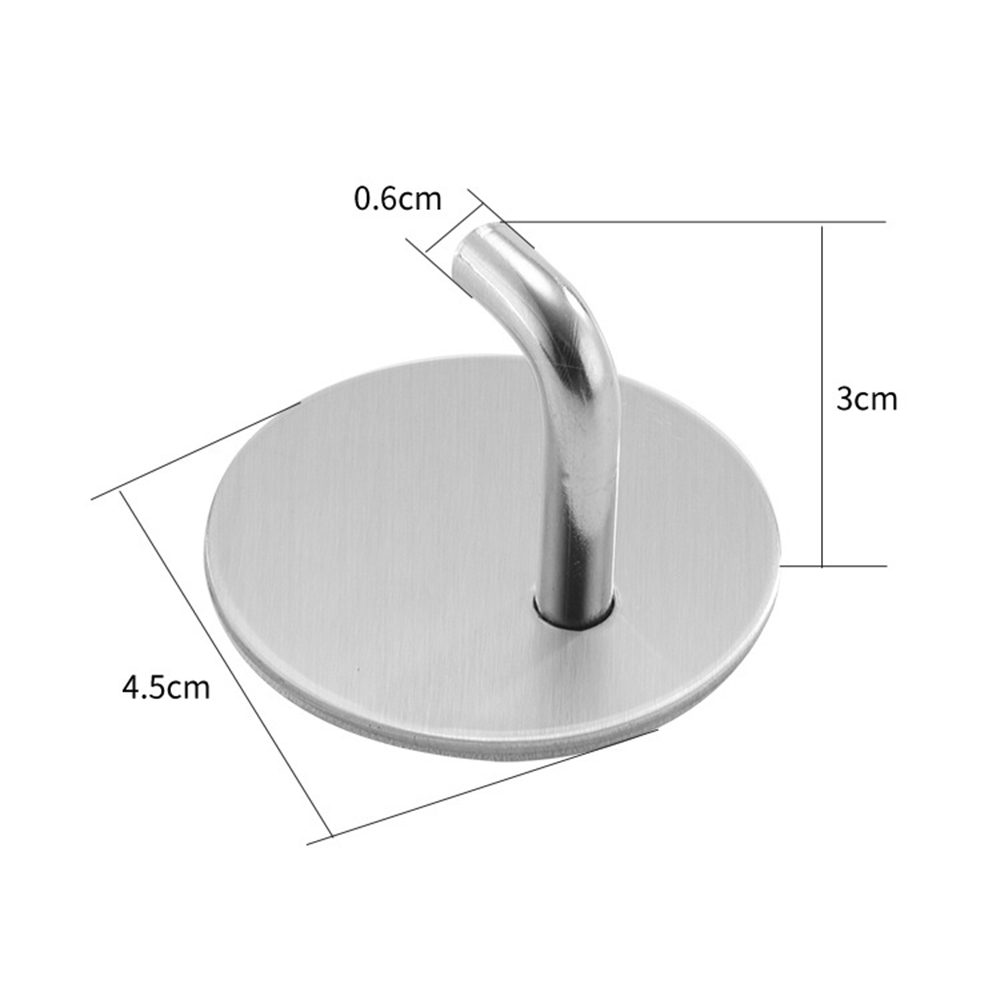 2 PC สีดํา/สีขาวสแตนเลสห้องน้ํ - Robe Hook Adhesive บทวิจารณ์และราคา