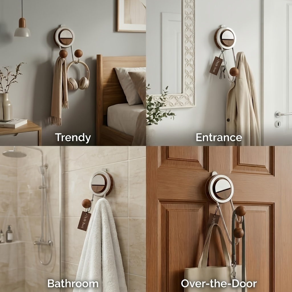 ตะขอแขวนผนังแบบสูญญากาศสำหรับพ - Robe Hook Adhesive บทวิจารณ์และราคา