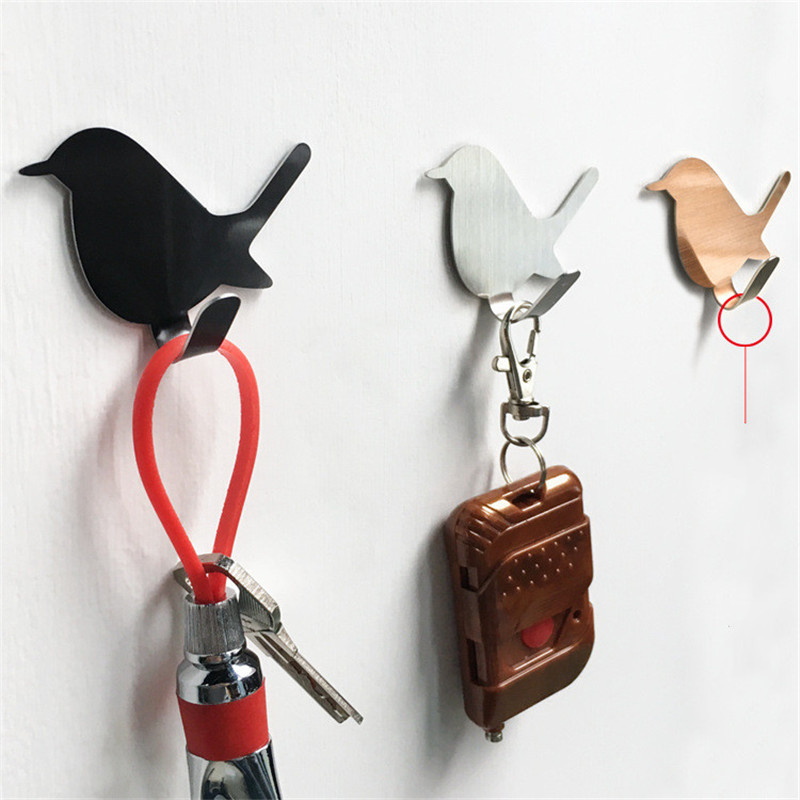 2 ชิ้น Self ตะขอกาวรูปแบบนกผู้ - Robe Hook Adhesive บทวิจารณ์และราคา