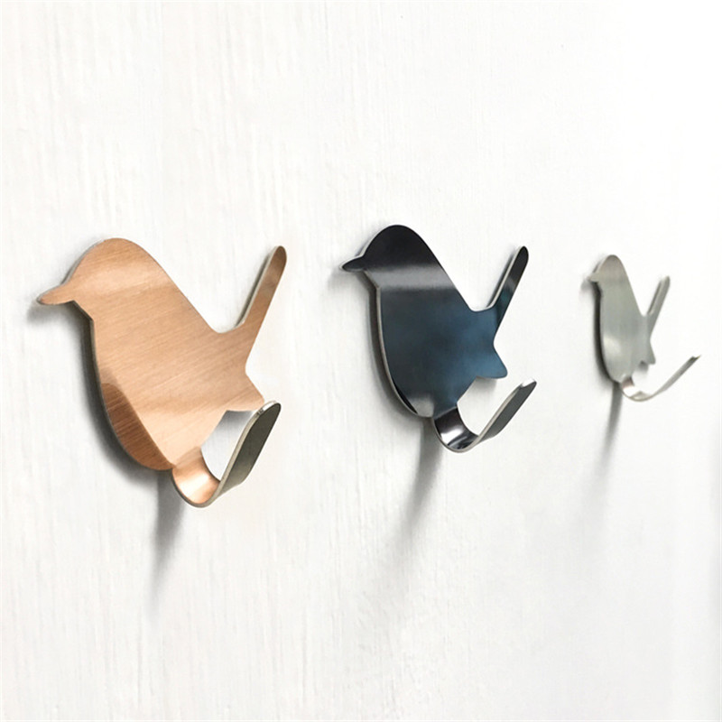 2 ชิ้น Self ตะขอกาวรูปแบบนกผู้ - Robe Hook Adhesive บทวิจารณ์และราคา