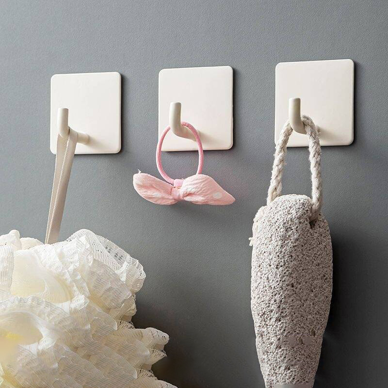 ตะขอแขวนผนังแบบติดเอง 2-4 ชิ้น - Robe Hook Adhesive บทวิจารณ์และราคา