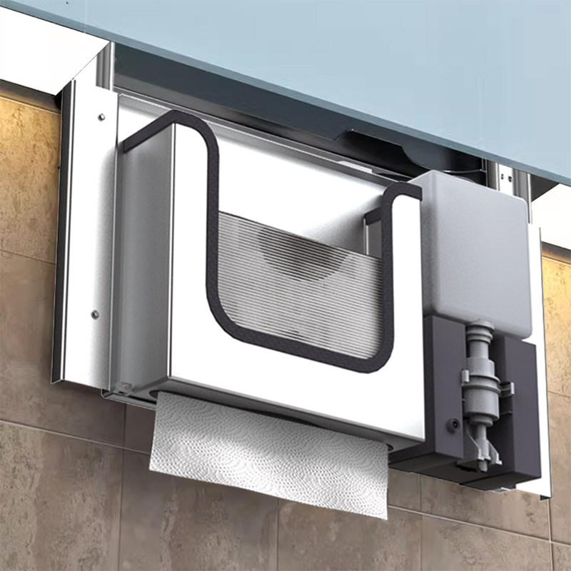 ที่ใส่กระดาษชำระแบบซ่อนพร้อมที - Home Bathroom Wall Soap Dispenser บทวิจารณ์และราคา
