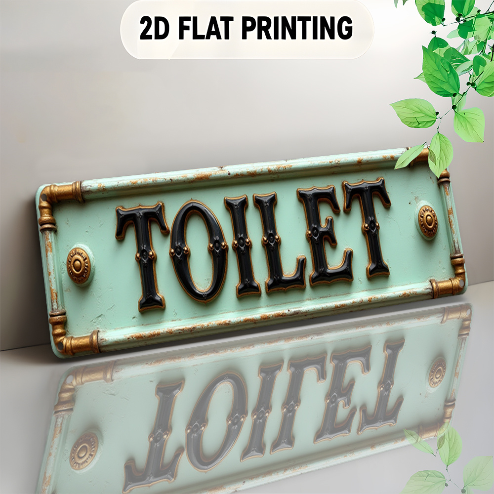 ป้ายห้องน้ำแบบแบน 2 มิติ สไตล์ - Home Bathroom Decor บทวิจารณ์และราคา