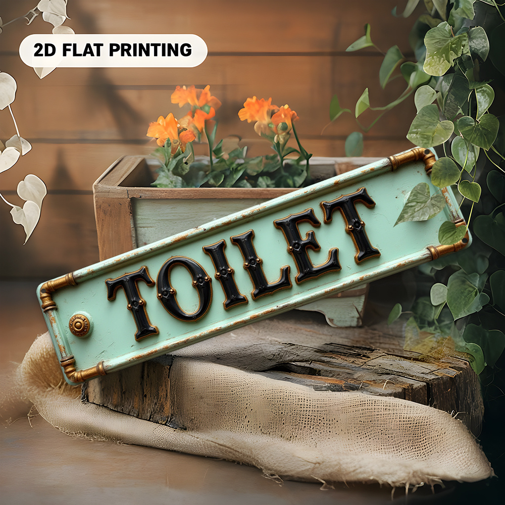 ป้ายห้องน้ำแบบแบน 2 มิติ สไตล์ - Home Bathroom Decor บทวิจารณ์และราคา