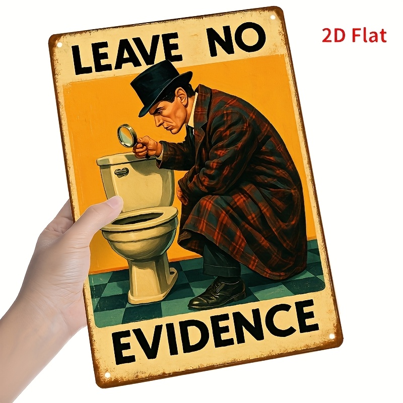 ป้ายโลหะแบน 2 มิติ ลายธีมนักสื - Home Bathroom Decor บทวิจารณ์และราคา